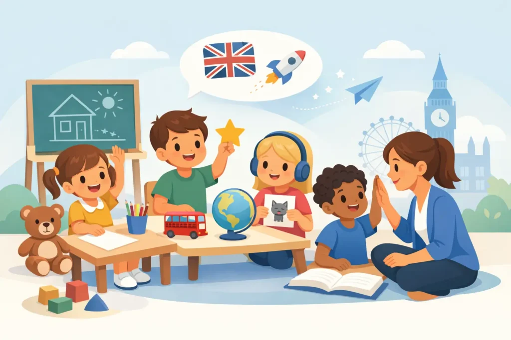 English Preschool Program for Children That Grows Confidence